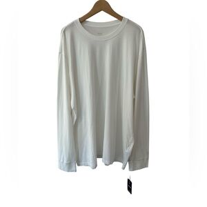 Allbirds men’s organic cotton long sleeve tee XXXL blizzard white casual NWT